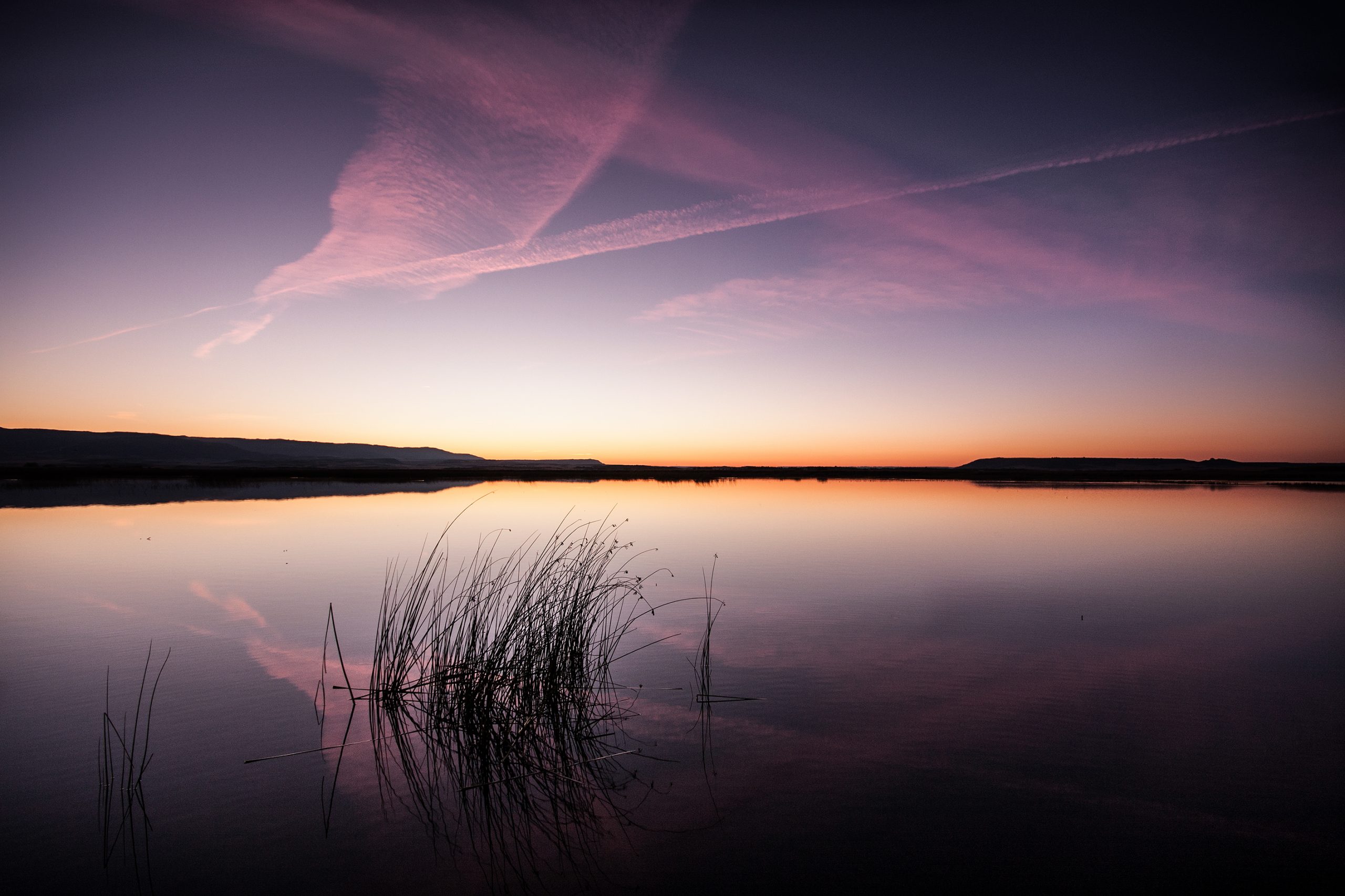 Amanecer en la Laguna de las Pitillas