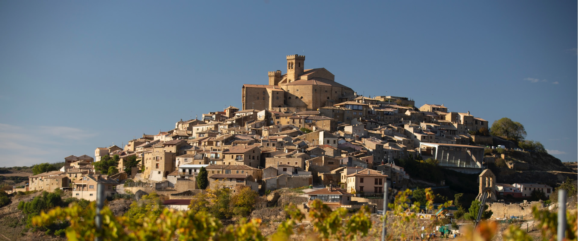 Vista panorámica de Ujué