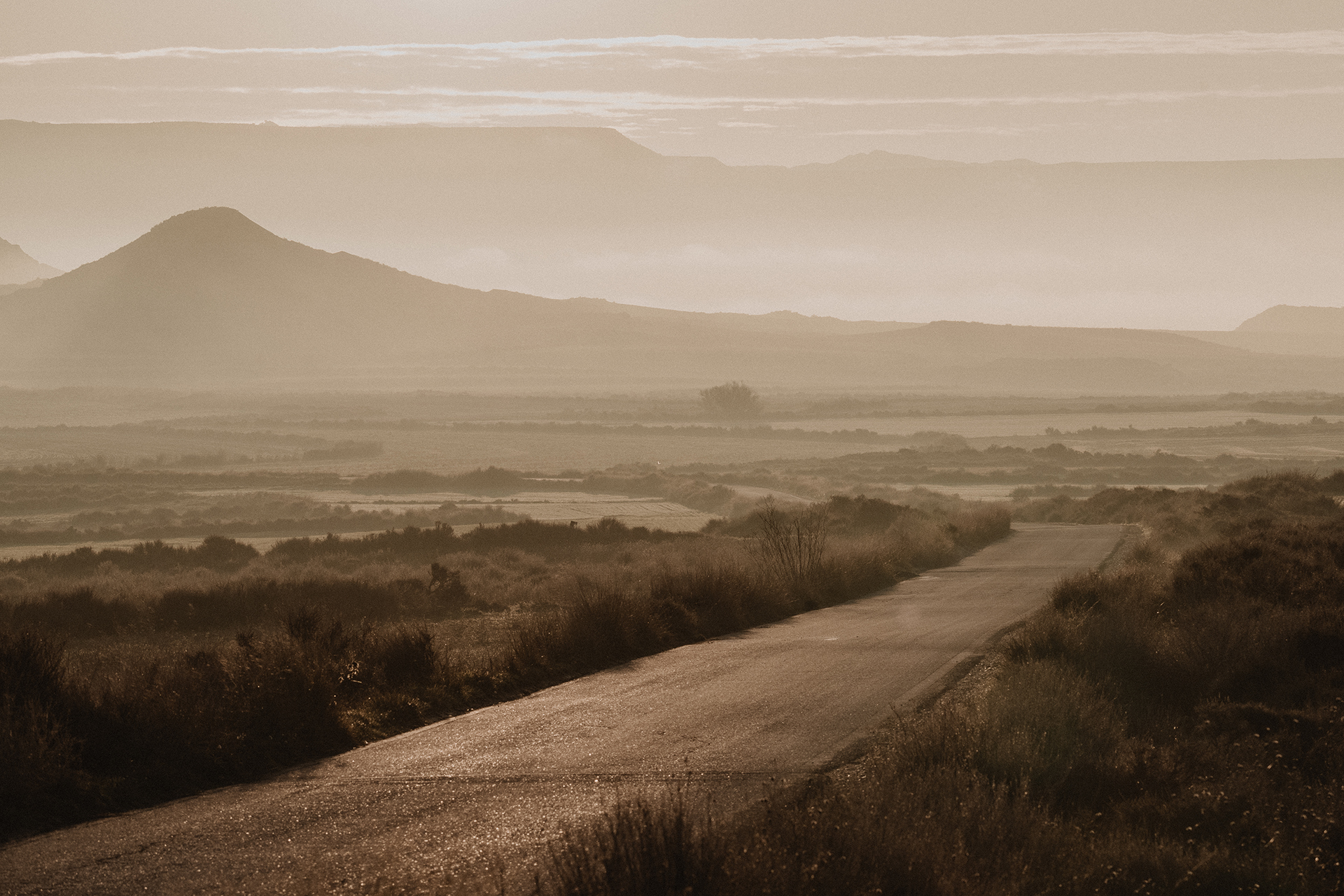 Bardenas Reales Navarra Media paisaje
