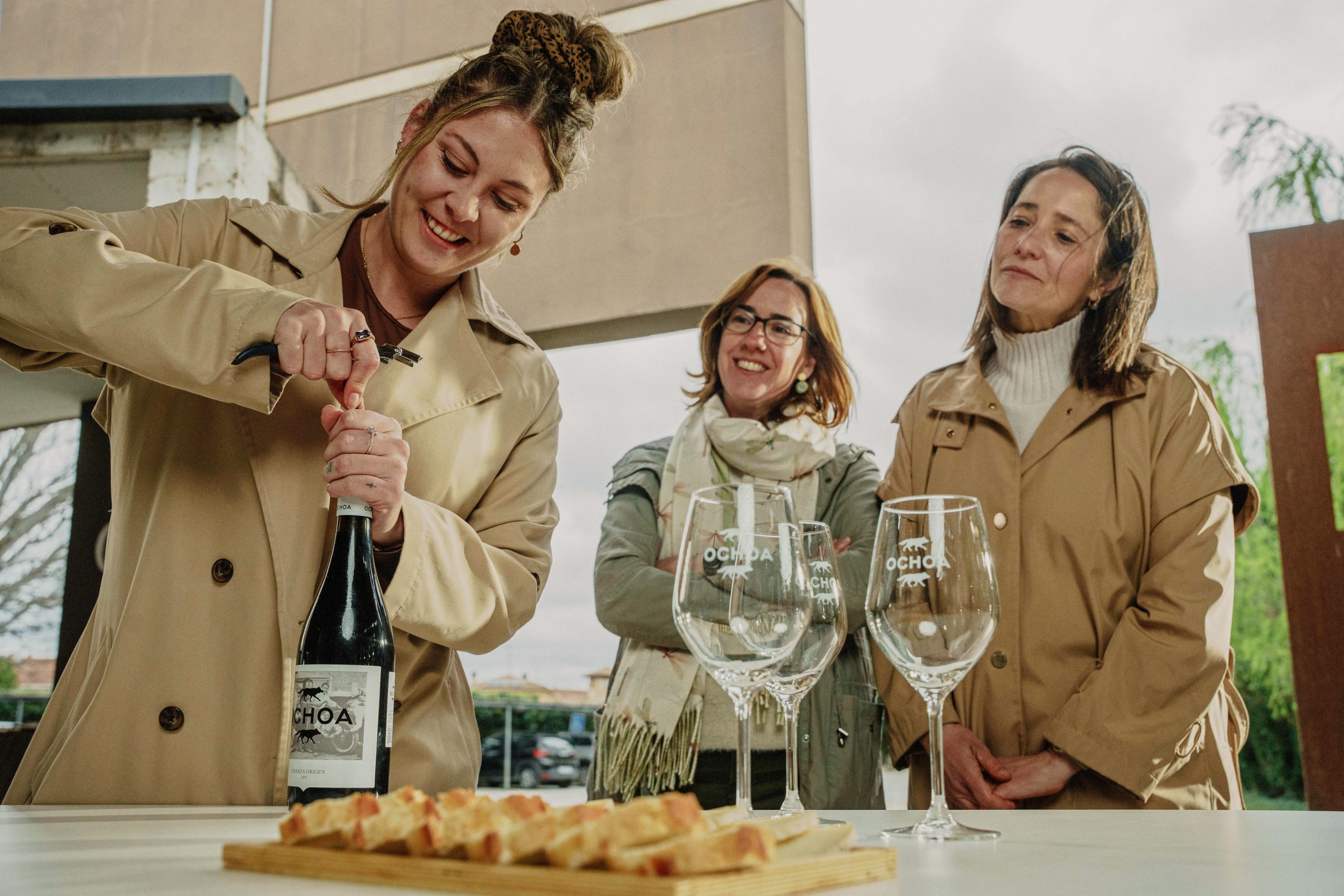 Cata de vino en Bodegas Ochoa