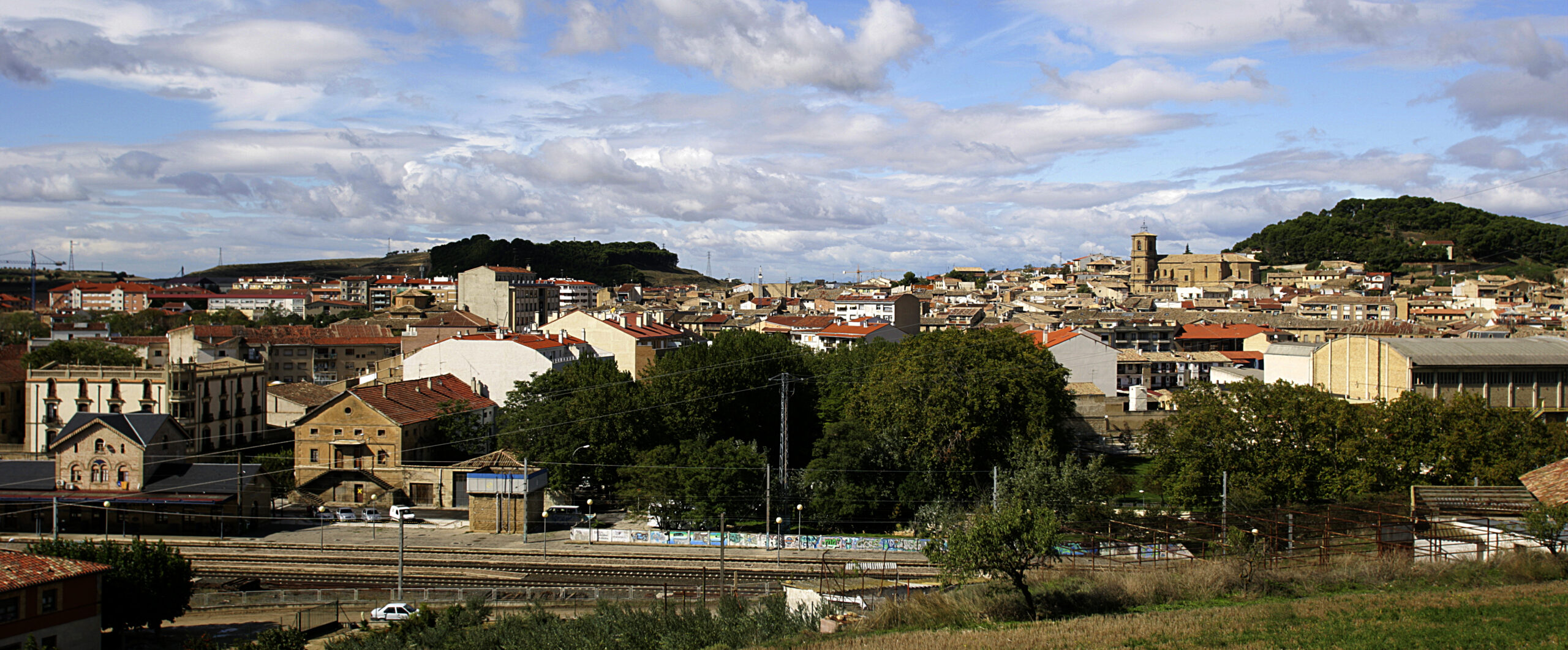 Vista panorámica de Tafalla
