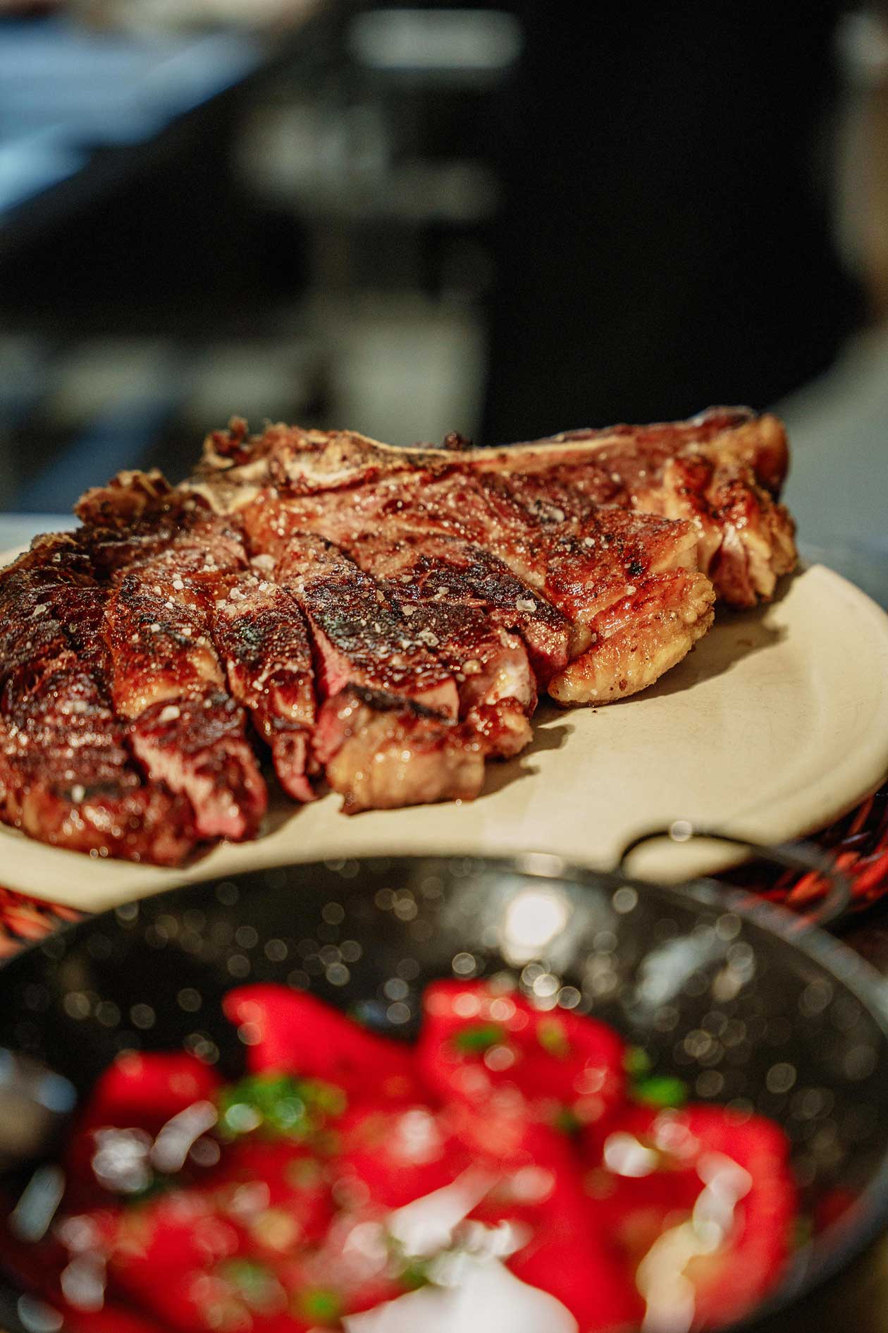 Gastronomia Carne y pimientos de piquillo