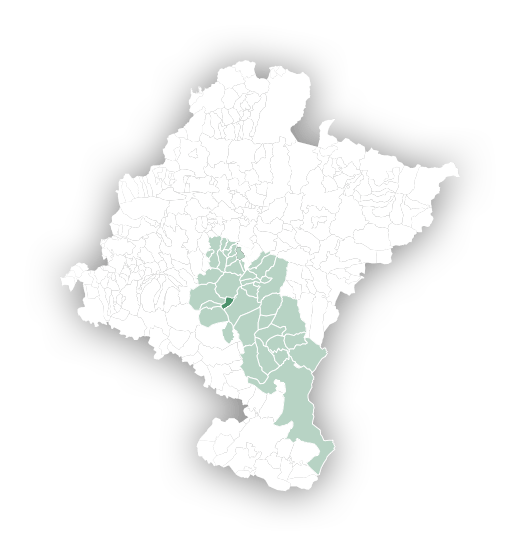 Mapa de Tiebas, Navarra Media