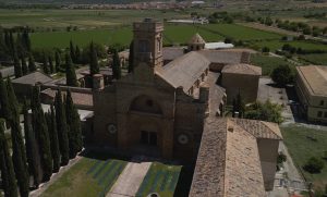 Foto aérea del Monasterio de la Oliva